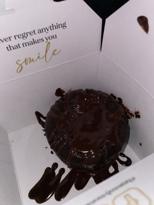 vegan brownie cookie  at Heavenly Desserts in Watford