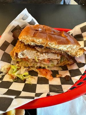 chicken bacon ranch sandwich at FRANCIS in Minneapolis