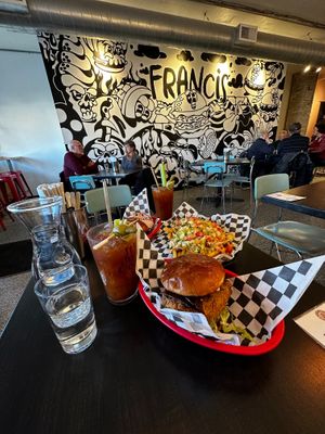 great insta wall! at FRANCIS in Minneapolis