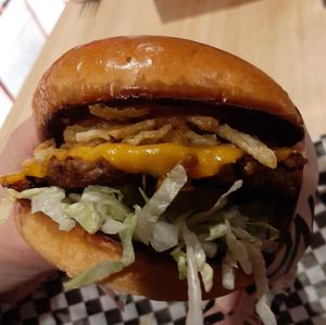 Couch potato burger at FRANCIS in Minneapolis