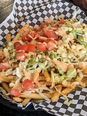 Chopped Cheese Fries at FRANCIS in Minneapolis