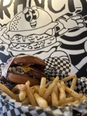 Juicy Lucy with added house made bacon ❤️  at FRANCIS in Minneapolis