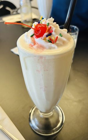 Peach milkshake ❤️  at FRANCIS in Minneapolis