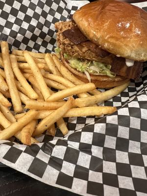 CBR and fries  at FRANCIS in Minneapolis