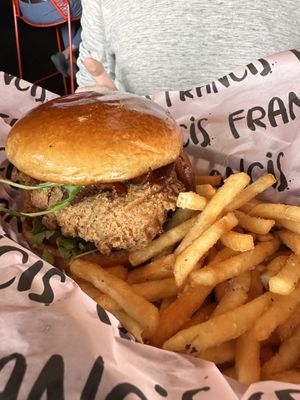 Honey mustard chicken sandwich   at FRANCIS in Minneapolis