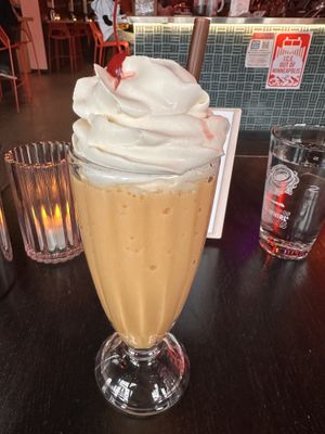 Creamsicle milkshake   at FRANCIS in Minneapolis