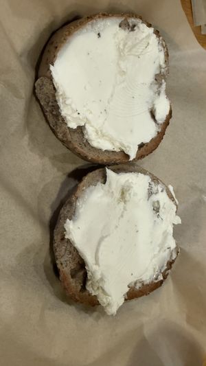 Toasted and deliciouss  at Seize The Bagel - Cascade Park in Vancouver