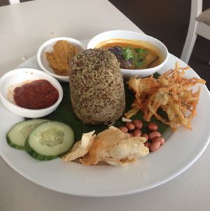 Nasi Lemak - vegan at EcoLife Kitchen in Kuala Lumpur