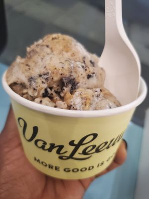 Cookies and Cream Caramel Swirl at Van Leeuwen Ice Cream - City Center in Philadelphia