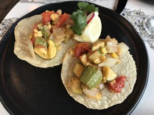 Vegan tacos at Tac/Quila in Palm Springs