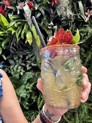 Pineapple mint mocktail  at Tac/Quila in Palm Springs