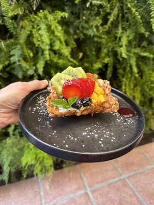 Vegan fruit tart  at Tac/Quila in Palm Springs