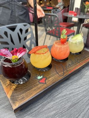 Margarita flight  at Tac/Quila in Palm Springs