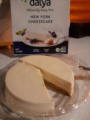 Make sure to try that cake! NY cheesecake at Kultur Végane in Saint-brieuc