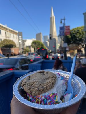 Only the one option but it was astonishing stuff   at The Baked Bear in San Francisco