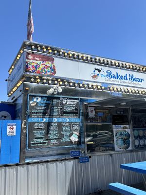 Vegan option on menu   at The Baked Bear in San Francisco