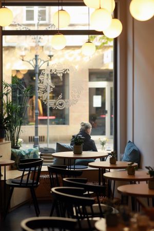 inside at Kaffeesurium in Furth