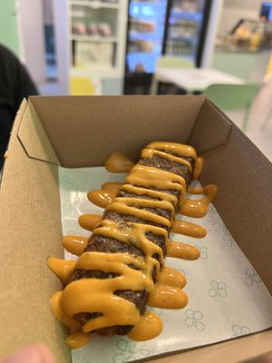 Kebab $8 best amongst the sides with laksa dressing  at Quick Greens - Funan Ctr in Central Singapore