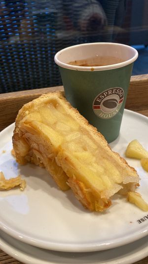 Apple cake   at Espresso House - Potsdamer Platz in Berlin
