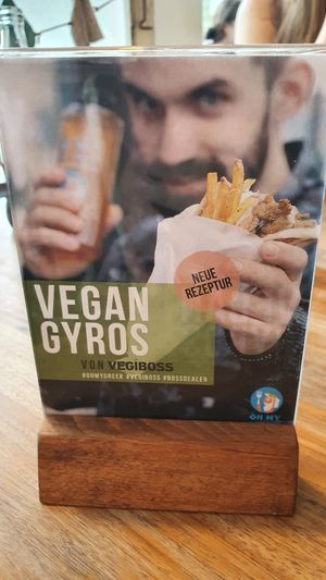 New vegan gyros meat at Oh my Greek! in Zurich