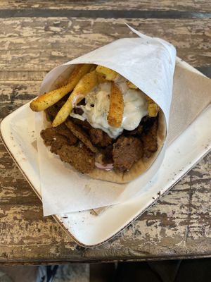 Vegan gyros  at Oh my Greek! in Zurich