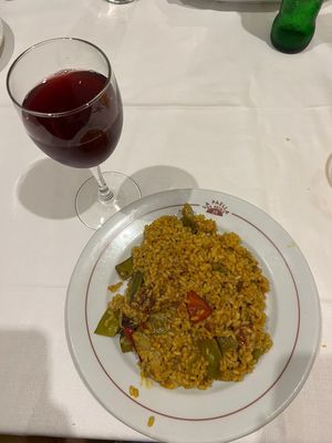   at La Paella de la Reina in Madrid