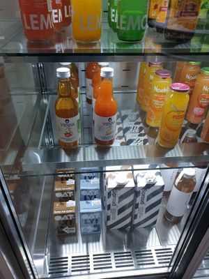 plantbased milks at Jigushop - Yeonnam District 지구샵 홈&베이커리 연남점 in Seoul