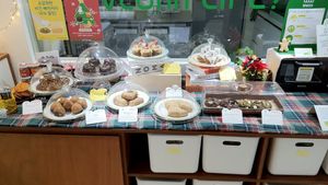 Vegan bakery items at Jigushop - Yeonnam District 지구샵 홈&베이커리 연남점 in Seoul
