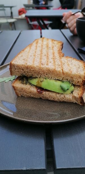Avocado Sandwich at Lykke Cafe und Bar in Flensburg