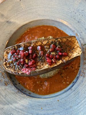 Miso Aubergine- super lecker!  at Woest 17 in Nieuwvliet