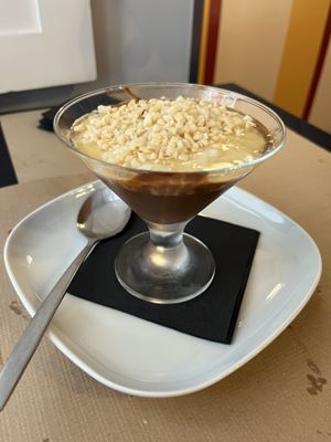Cocoa parfait  at Fangas Veg in Coimbra