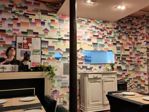 Cozy ambience #Veganuary at Fangas Veg in Coimbra