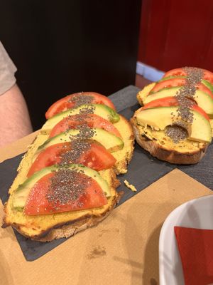 Bruschetta   at Fangas Veg in Coimbra