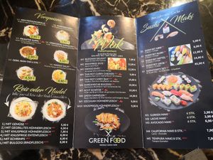 Mango Salad, Vegan Vegetable Curry and Fried Rice/Noodles at Green Food in Hoechst