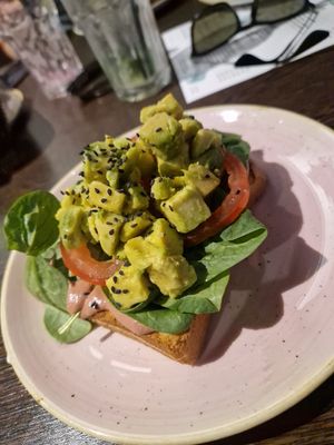 Beetroot Toast at Base Coffee in Bamberg