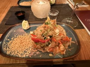 Tofu pad Thai   at Morans in Westward Ho