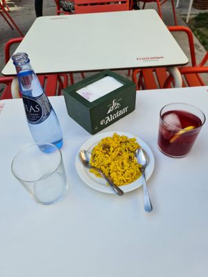 Free Vegetarian paella tapa at El Biscúter in Jaen