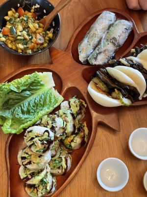 Vegan options   at Souche-i in Montebello