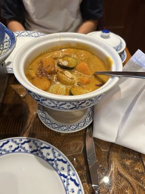 veggie and tofu massaman (yummy)  at Thai Emerald in Cirencester