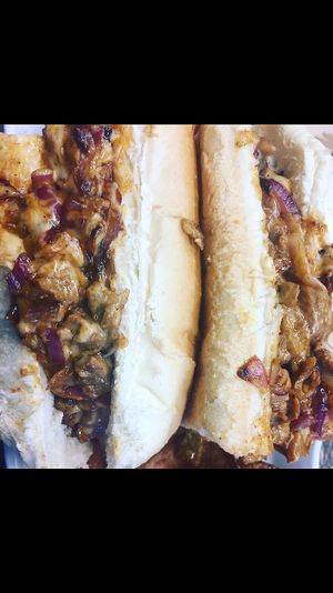 Seitan bbq sub at Eat at Jumbos in Somerville