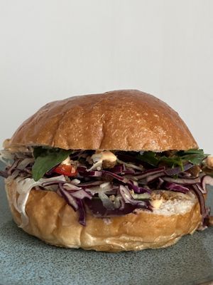 Seitan bun  at Common Ground in North London