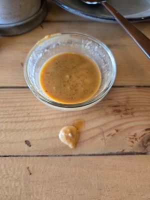 Peanut sauce at Maxi's Warung Thai & Indo Food in Aljezur