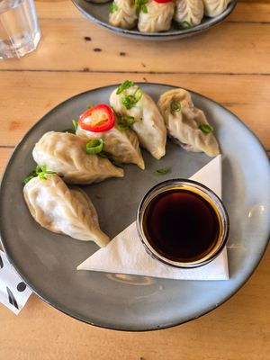 Vegan dumplings at Maxi's Warung Thai & Indo Food in Aljezur