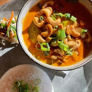 Vegan Massaman curry at Maxi's Warung Thai & Indo Food in Aljezur
