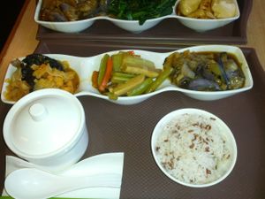 set lunch at Happy Veggies - Wanchai in Hong Kong Island