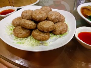 One of many dishes in the fixed set dinner at Happy Veggies at Happy Veggies - Wanchai in Hong Kong Island