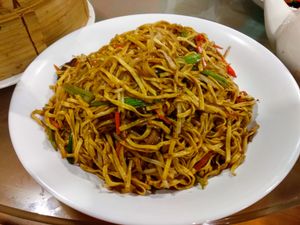 One of many dishes in the fixed set dinner at Happy Veggies at Happy Veggies - Wanchai in Hong Kong Island