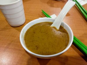 The last of many dishes in the fixed set dinner at Happy Veggies at Happy Veggies - Wanchai in Hong Kong Island