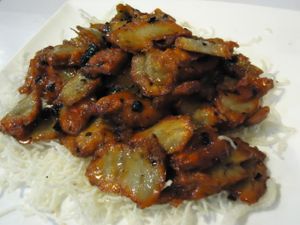 Gluten & Black Olive at Happy Veggies - Wanchai in Hong Kong Island