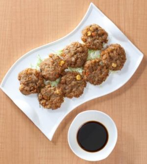 生煎蓮藕餅 at Happy Veggies - Wanchai in Hong Kong Island